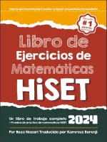 📘 HiSET Math Practice Workbook 2024 (Spanish Edition)