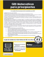 GED Math for Beginners (Spanish Edition) 2024
