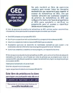 GED Math Practice Workbook (Spanish Edition)