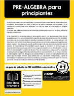 Pre-Algebra for Beginners (Spanish Edition)