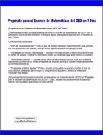 Prepare for the GED Math Test in 7 Days (Spanish Edition)