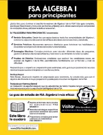 FSA Algebra 1 for Beginners (Spanish