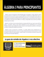 Algebra I for Beginners (Spanish Edition)