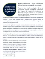 Algebra II Practice Workbook (Spanish Edition)