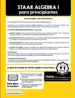 STAAR Algebra I for Beginners (Spanish Edition)
