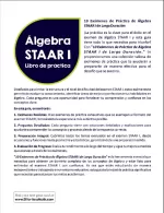 10 STAAR Algebra I Practice Tests (Spanish Edition)