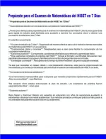 HiSET Math in 7 Days (Spanish Edition)