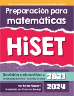 HiSET Math Preparation 2023-2024 (Spanish Edition)
