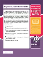 HiSET Math Study Guide 2023-2024 (Spanish Edition)