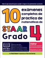 10 STAAR Grade 4 Math Practice Tests (Spanish Edition)