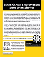 STAAR Grade 3 Math for Beginners (Spanish