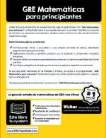 GRE Math for Beginners (Spanish Edition)