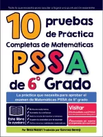 📘 10 Full-Length PSSA Grade 6 Math Practice Tests (Spanish Edition)