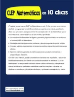 CLEP Mathematics in 10 Days (Spanish Edition)