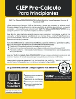 CLEP Pre-Calculus for Beginners (Spanish Edition)