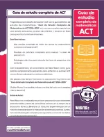 ACT Math Study Guide: Revision +Practice Tests (Spanish Edition)