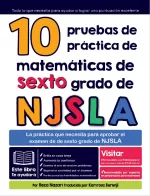 10 NJSLA Grade 6 Math Practice Tests (Spanish Edition)